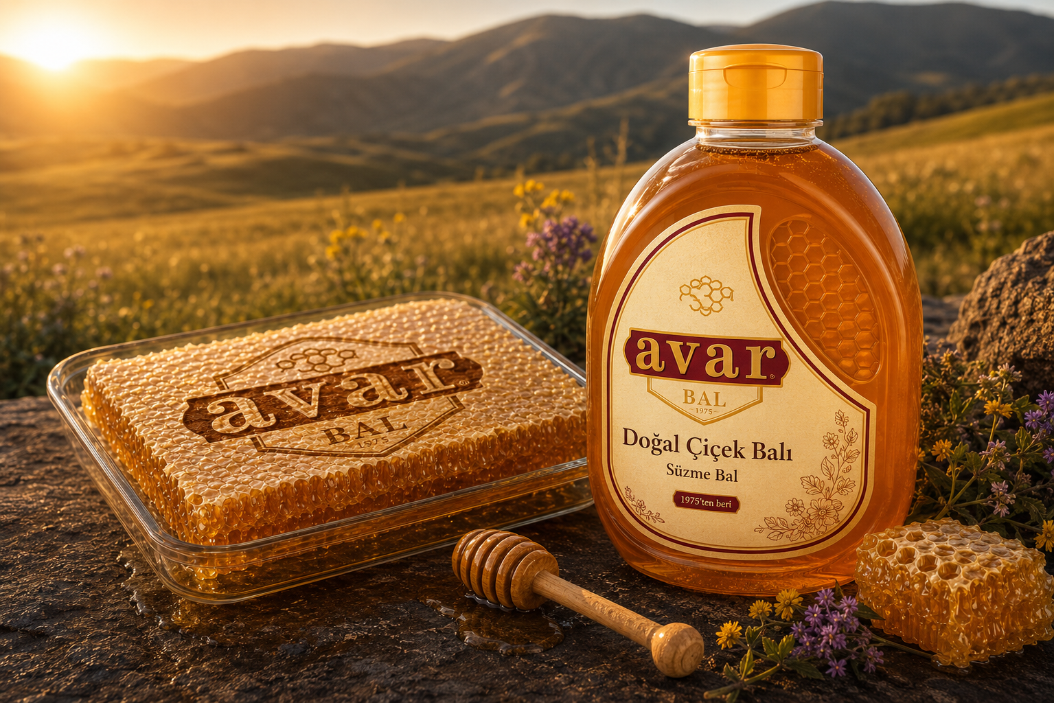 Honey and honeycomb in the Sivas highlands